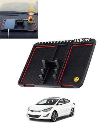 RKPSP Silicone Tray Mat For  Hyundai Elantra(Black)