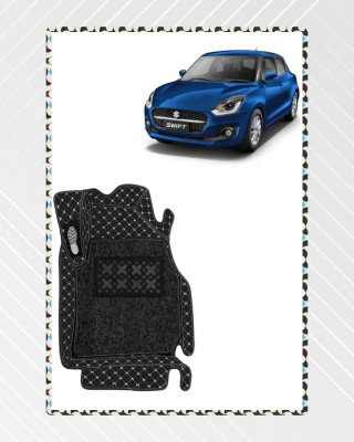 KUNTAIL A Leather 7D Mat For  Maruti Suzuki Swift(Black)