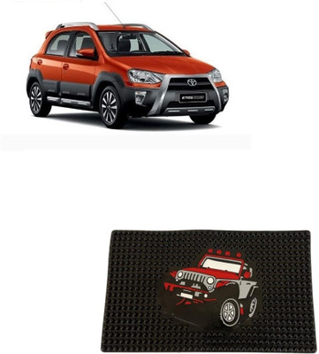 arneja trading company Rubber Standard Mat For  Toyota Etios Cross(Black)