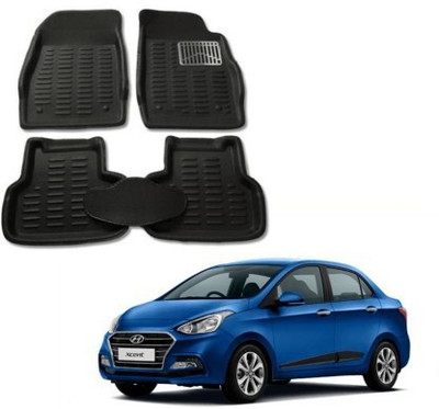 CCE Leatherite 3D Mat For  Hyundai Xcent(Black)