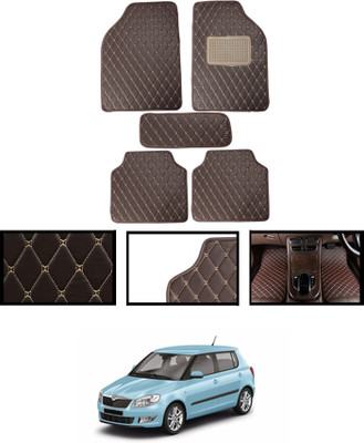 AYW Leatherite Standard Mat For  Hyundai Fabia(Beige)