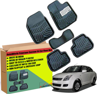 Autowhrib Plastic 3D Mat For  Maruti Suzuki Swift Dzire(Black)