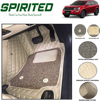 SPIRITED Leatherite 7D Mat For  Mahindra XUV 500(Beige)