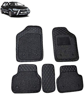 TOFIT ENTERPRISE Leather 7D Mat For  Toyota Etios Cross(Black)