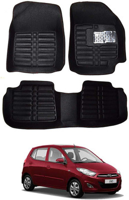MATIES Plastic 5D Mat For  Hyundai i10(Black)