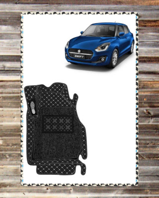 KUNTAIL C Leather 7D Mat For  Maruti Suzuki Swift(Black)