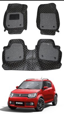 VIAZ VENTURES Leatherite 7D Mat For  Maruti Suzuki Ignis(Black)