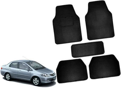 AUTO PEARL Polyester Standard Mat For  Honda City ZX(Black)