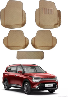 AYW Leatherite 7D Mat For  Kia Carens(Beige)