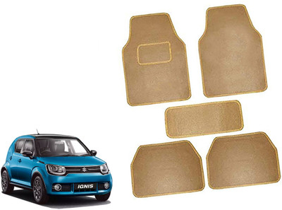 AUTO PEARL Polyester Standard Mat For  Maruti Ignis(Beige)