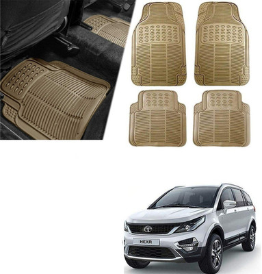 Znee Smart Rubber Standard Mat For  Universal For Car(Beige)