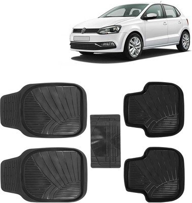Kingsway PVC Tray Mat For  Volkswagen Polo(Black)