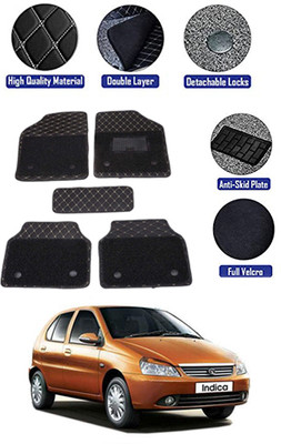 MATIES PVC 7D Mat For  Ford Indica(Black)