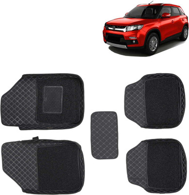 Kingsway Leatherite 7D Mat For  Maruti Suzuki Vitara Brezza(Black)