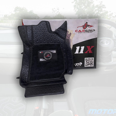 CARGRIP Leather Standard Mat For  Tata Nexon(Black)