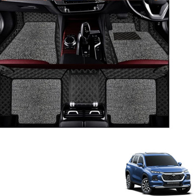 Autoclow Leatherite 7D Mat For  Maruti Suzuki Grand Vitara(Silver, Silver)
