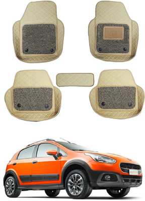 MATIES Leatherite 7D Mat For  Fiat Avventura(Beige)
