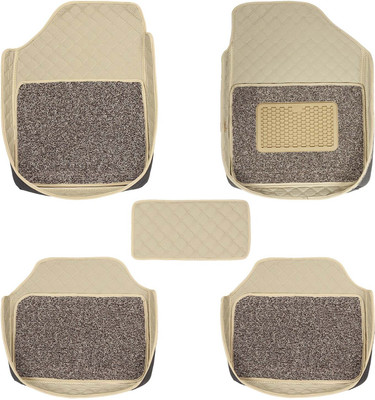 Kingsway Leatherite 7D Mat For  Ford Figo(Beige)