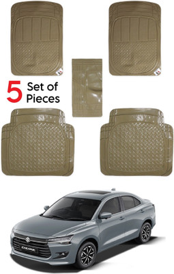 VAIBHSON PVC Standard Mat For  Hyundai Aura(Beige)