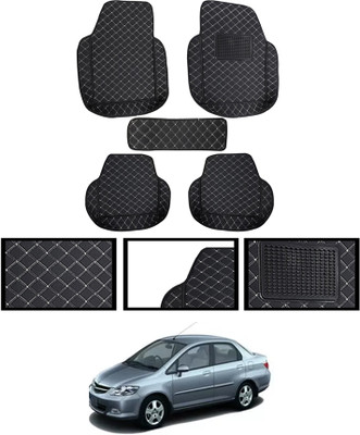 MSNP Leatherite Standard Mat For  Honda City ZX(Black)