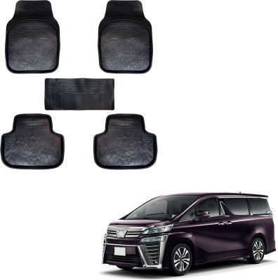 SS FOR YOUR SMART NEEDS Vinyl Standard Mat For  Toyota Vellfire(Black)