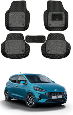 onefit enterprises Leatherite 7D Mat For  Hyundai Grand i10(Black)