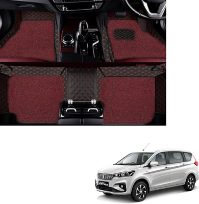 Autoclow Leatherite 7D Mat For  Maruti Suzuki Ertiga(Red, Red)