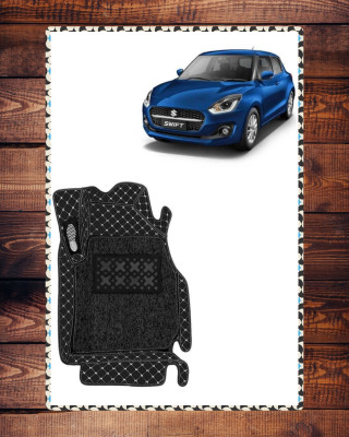 KUNTAIL C Leather 7D Mat For  Maruti Suzuki Swift(Black)