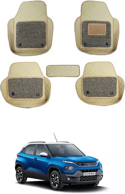 RKPSP Leatherite 7D Mat For  Tata Punch(Beige)