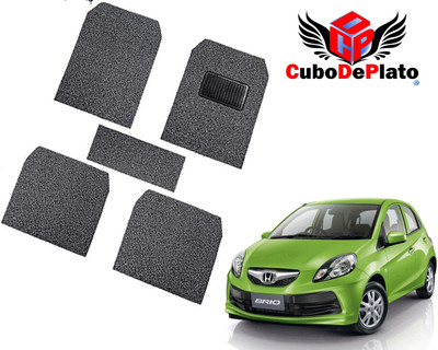 CuboDePlato PVC, Nylon Standard Mat For  Honda Brio(Grey)