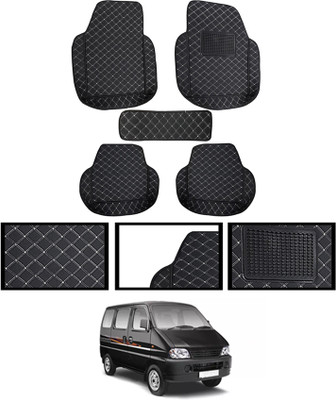 MATIES Leatherite 7D Mat For  Maruti Eeco(Black)