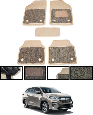 MATIES Leatherite 7D Mat For  Maruti Universal For Car(Beige)