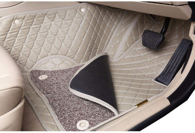RKPSP Leatherite 7D Mat For  Toyota Universal For Car(Beige)