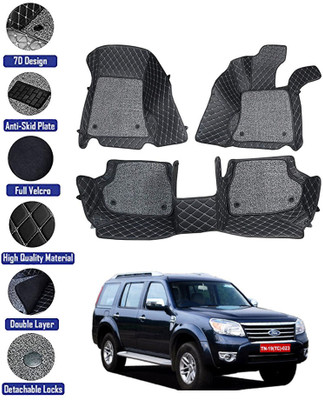 MATIES Leatherite 7D Mat For  Ford Universal For Car(Black)