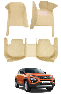 MATIES Leatherite 7D Mat For  Tata Harrier(Beige)