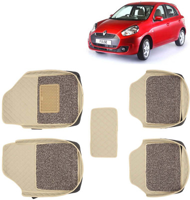 Kingsway Leatherite 7D Mat For  Renault Pulse(Beige)