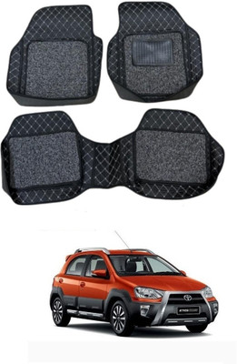 arneja trading company Leatherite 7D Mat For  Toyota Etios Cross(Black)