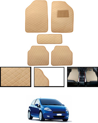 ABJD Leatherite Standard Mat For  Fiat Grand Punto(Beige)