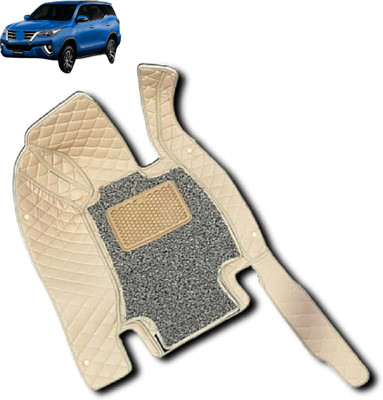 Caronix Leatherite 7D Mat For  Toyota New Fortuner(Beige)