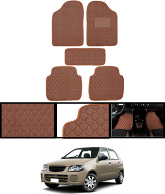 AYW Leatherite Standard Mat For  Maruti Alto(Orange)