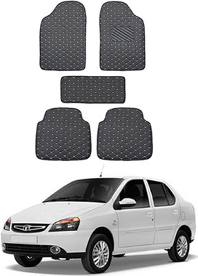 MATIES Leatherite Standard Mat For  Tata Indigo(Black)