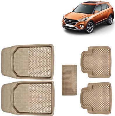 Kingsway PVC Tray Mat For  Hyundai Creta(Beige)
