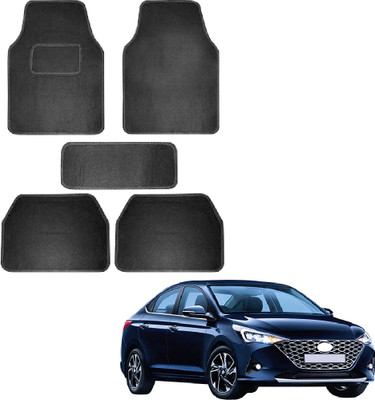 INSURE AUTOMOTIVE Vinyl Standard Mat For  Hyundai Verna(Black)