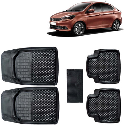 Kingsway PVC Tray Mat For  Tata Tigor(Black)
