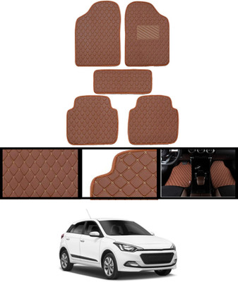 MSNP Leatherite Standard Mat For  Hyundai Elite i20(Brown)