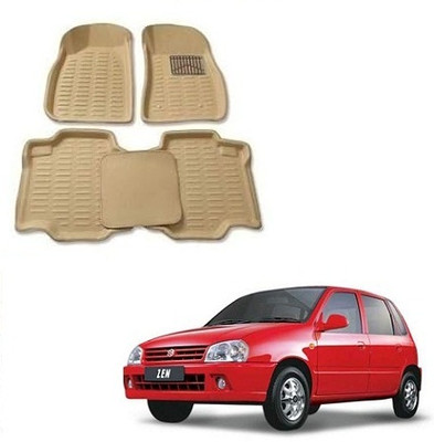 SLSHILPA Plastic 3D Mat For  Maruti Suzuki Zen(Beige)