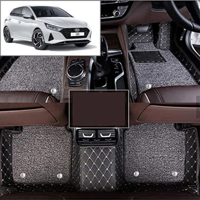 TOFIT ENTERPRISE Leatherite 7D Mat For  Hyundai i20(Black)