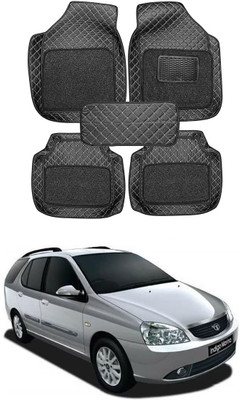 arneja trading company Leatherite 7D Mat For  Tata Indigo Marina(Black)