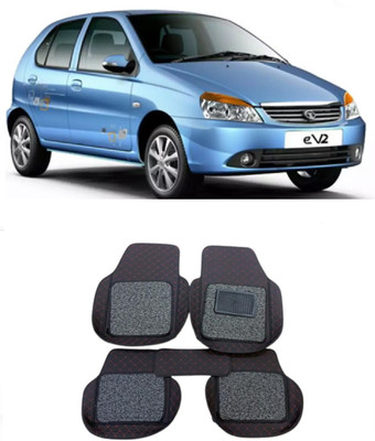 arneja trading company Leatherite 7D Mat For  Tata Indica eV2(Red, Black)