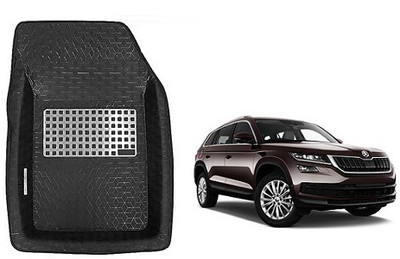 SLSHILPA Plastic Tray Mat For  Skoda Kodiaq(Black)